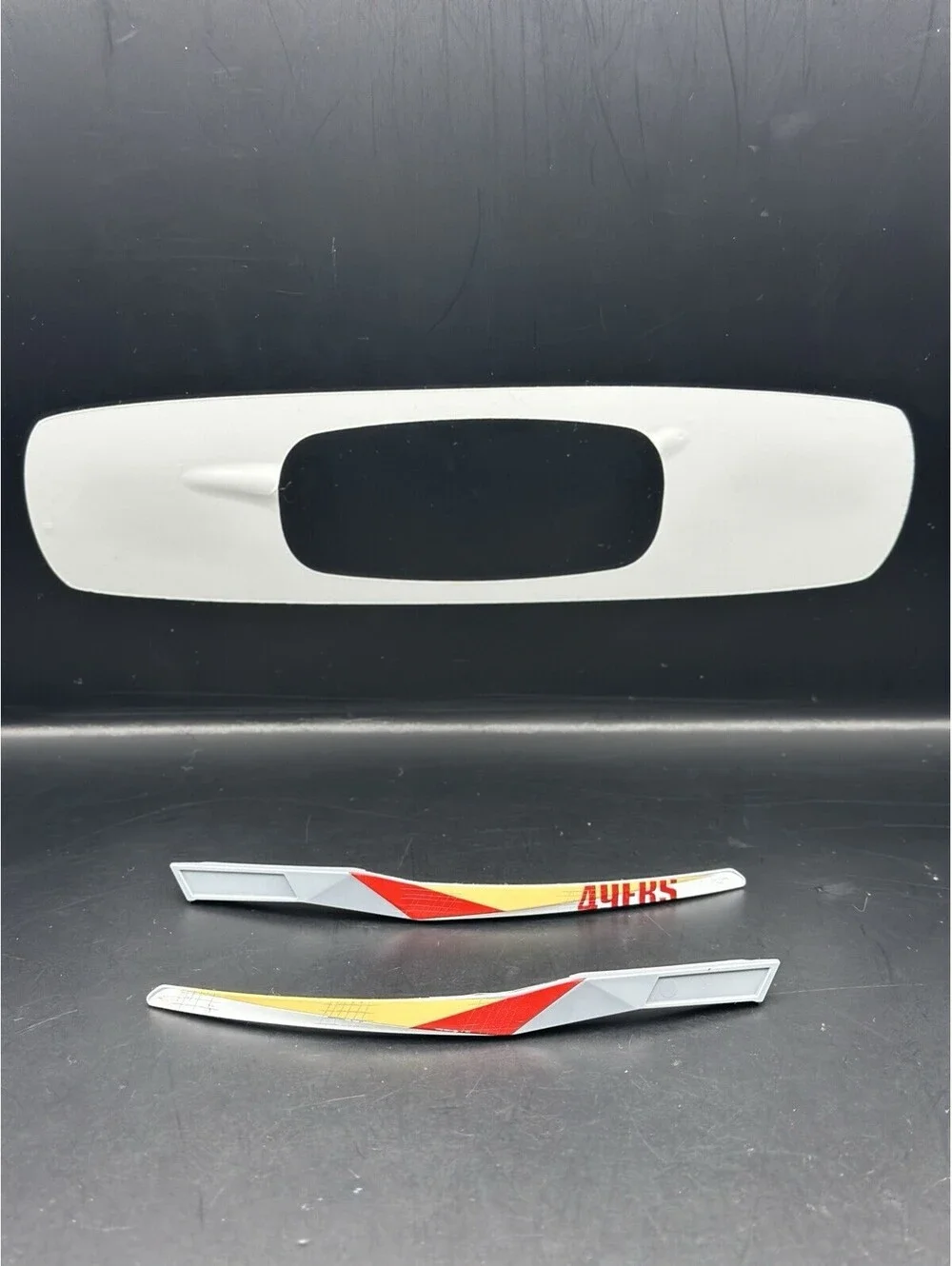 Oakley Sutro Lite NFL 49ers Matte Fog OEM Replacement Arms (No Icons)